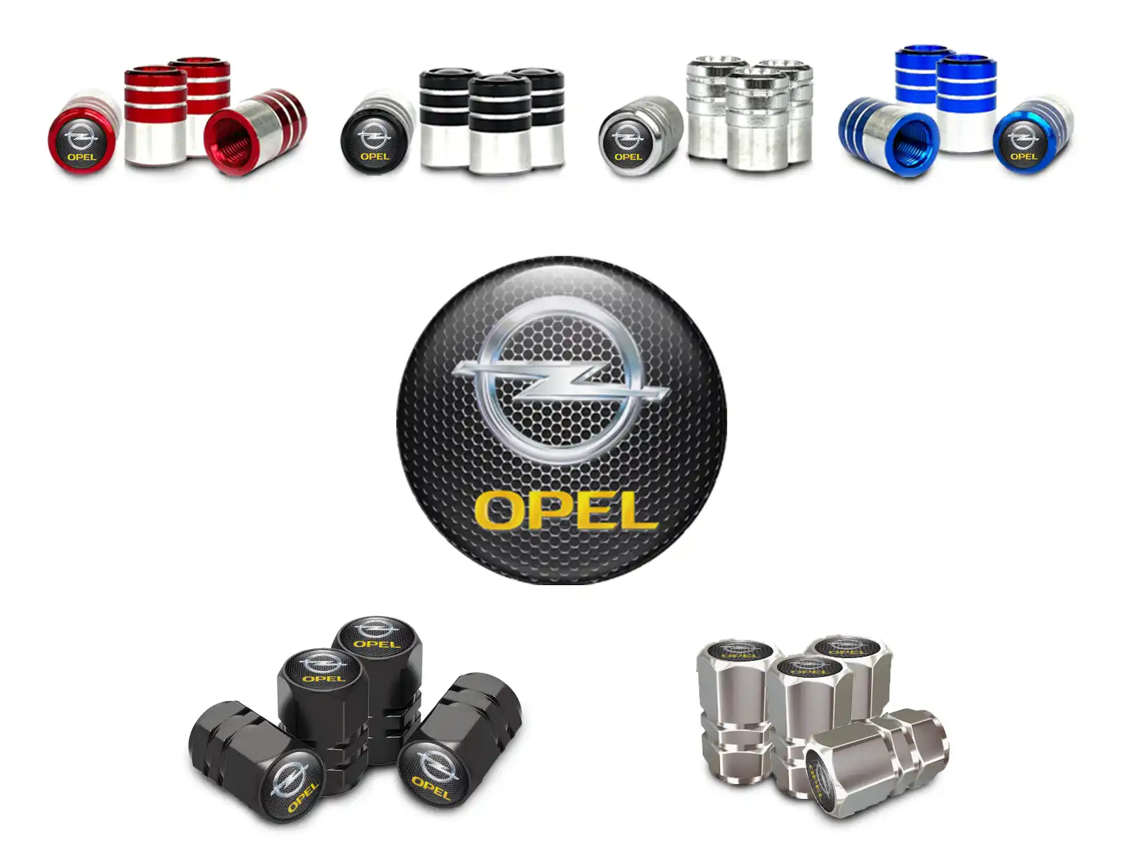 Opel Tapones Vástago Moto Robusto